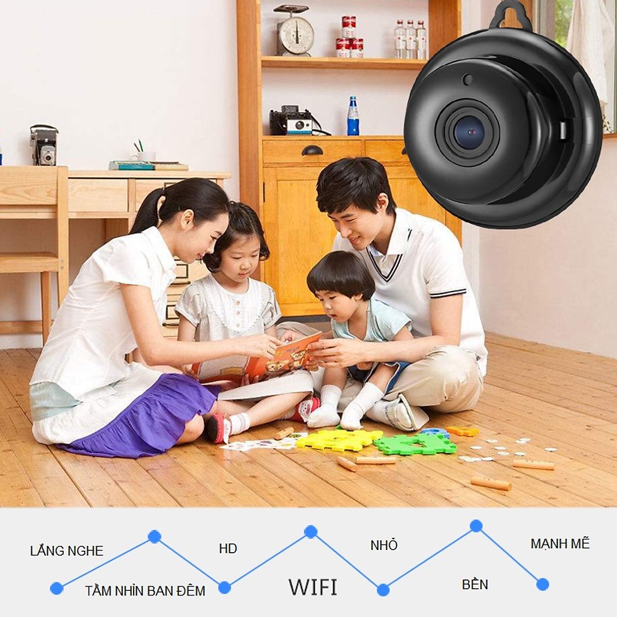 camera treo tường v380 pro